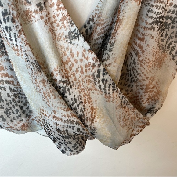 free press Splattered Cross V-neck Tank Top Size S - Picture 3 of 6